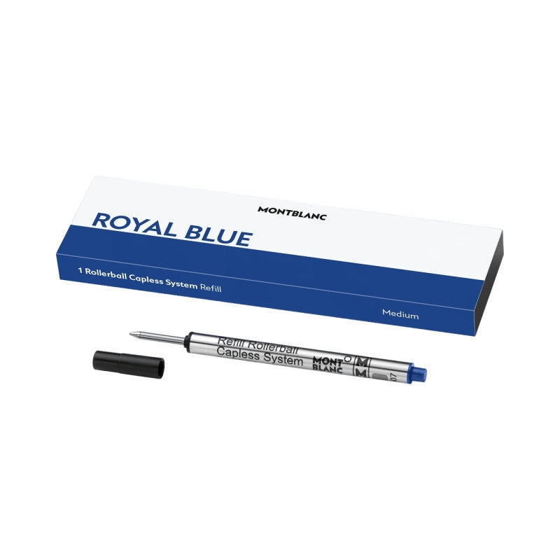 MONTBLANC MONTBLANC Mod. ROYAL BLUE - BALLPOINT PEN REFILLS - MEDIUM - 1 PC 128243 PENS,Refill