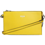 MSGM Yellow Leather Logo Crossbody Sling Shoulder Bag MSGM Goldenrod