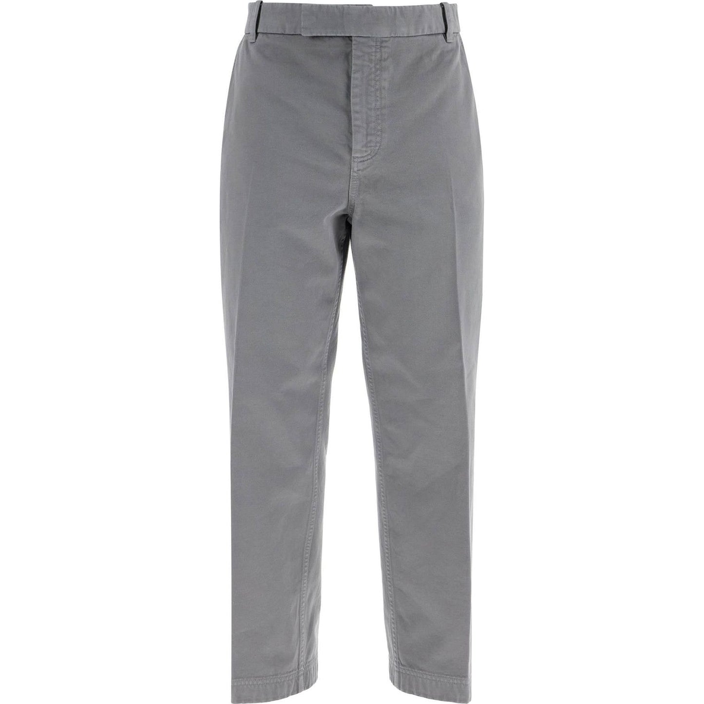 Thom Browne medium grey cotton chino utility pants