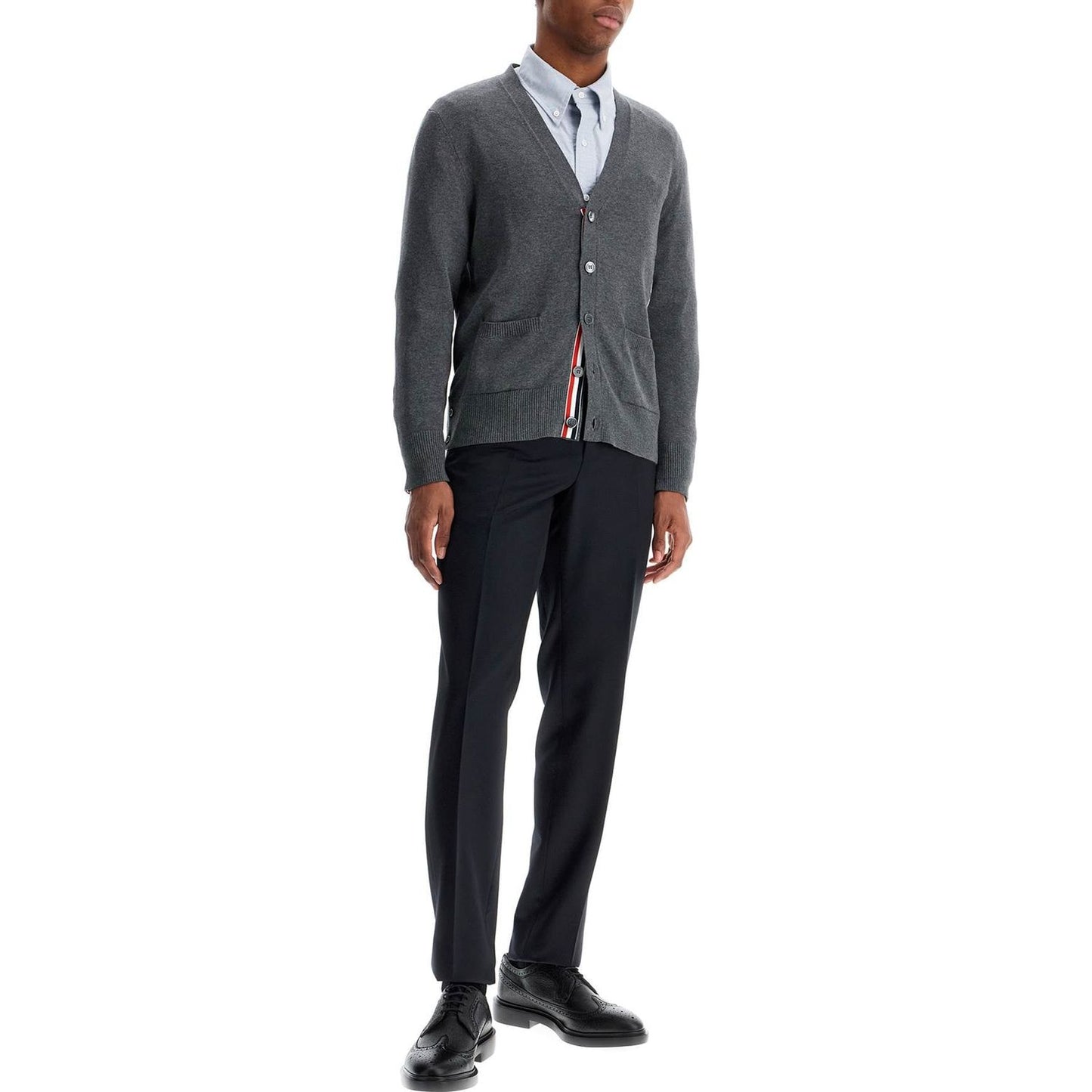 Thom Browne 'oxford signature striped shirt in Shirts Thom Browne Dark Slate Gray