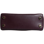 Michael Kors Purple Leather Logo Plaque Crossbody MINDY Satchel Bag MK5011