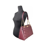 Michael Kors Michael Kors Whitney Medium Chain Shoulder Bag Purse Oxblood 7323 1728,67346104480,Michael Kors,New with tags,Shoulder Bags - Women - Bags