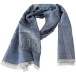 Missoni Elegant Cashmere Patterned Scarf Missoni Dim Gray