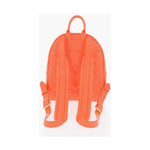 Moschino Moschino LOVE Quilted Faux Leather Backpack with Matched Pouch MOP483449GD 1728,74866327712,Backpacks - Women - Bags,Bags,Moschino,New with tags,Orange,Women,Women - Bags