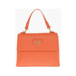 Moschino Moschino LOVE Saffiano Faux Leather Hande Bag with Removable Shoulder MOP554744GD 1728,74866327712,Bags,Moschino,New with tags,Orange,Tote Bags - Women - Bags,Women,Women - Bags