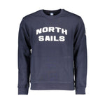North Sails Blue Cotton Men Sweater NO-37799-XL