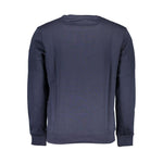 North Sails Blue Cotton Men Sweater NO-37799-XL