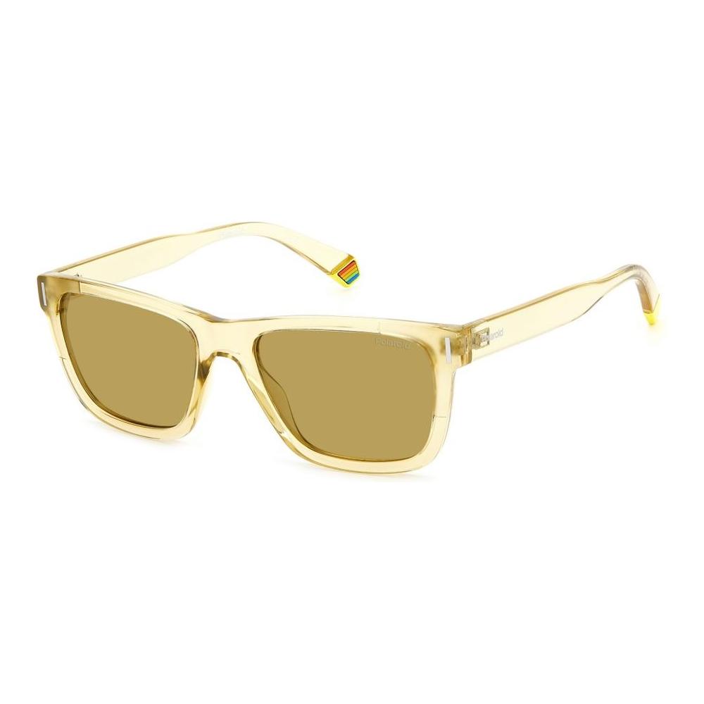 Polaroid Polaroid Yellow Plastic Sunglasses POPLD6186S40GAC 1728,New with tags,Polaroid,Unisex,Unisex Sunglasses - Sunglasses,Yellow