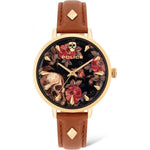 Police Police Brown Leather Watch POPL16034MSG02AC 1728,Brown,New with tags,Police,Watches for Women - Watches,Women