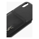 Saint Laurent Saint Laurent Leather XS Iphone Cover SAP605407GD 1728,74866327712,Black,Jewelry,Men,Men - Jewelry,New with tags,Other - Men - Jewelry,Saint Laurent