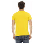 Trussardi Action Trussardi Action Yellow Cotton Men T-Shirt TR-22717-M 1728,67345744032,L,M,Men,New with tags,T-Shirts - Men - Clothing,Trussardi Action,Yellow