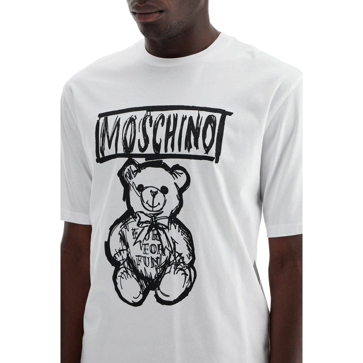 Moschino 'teddy bear print t Topwear Moschino Light Gray