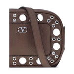 Valentino Garavani-Valentino Garavani Nellcôte Shoulder Bag-1728,72470364320,Bags,Brown,New with tags,Shoulder Bags - Women - Bags,Valentino Garavani,Women,Women - Bags-VA7W2B0R74MJLW04BB