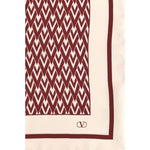 Valentino Garavani Valentino Garavani Toute la V silk Scarf VA7W2EI114SHT46LBB 1728,72470364320,New with tags,Red,Scarves - Women - Accessories,Valentino Garavani,Women
