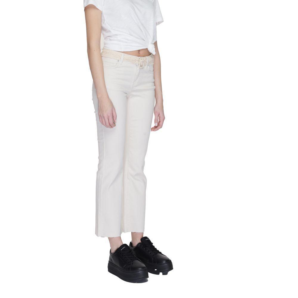 Vero Moda Beige Cotton Bootcut Jean VE-13395202507-L/34