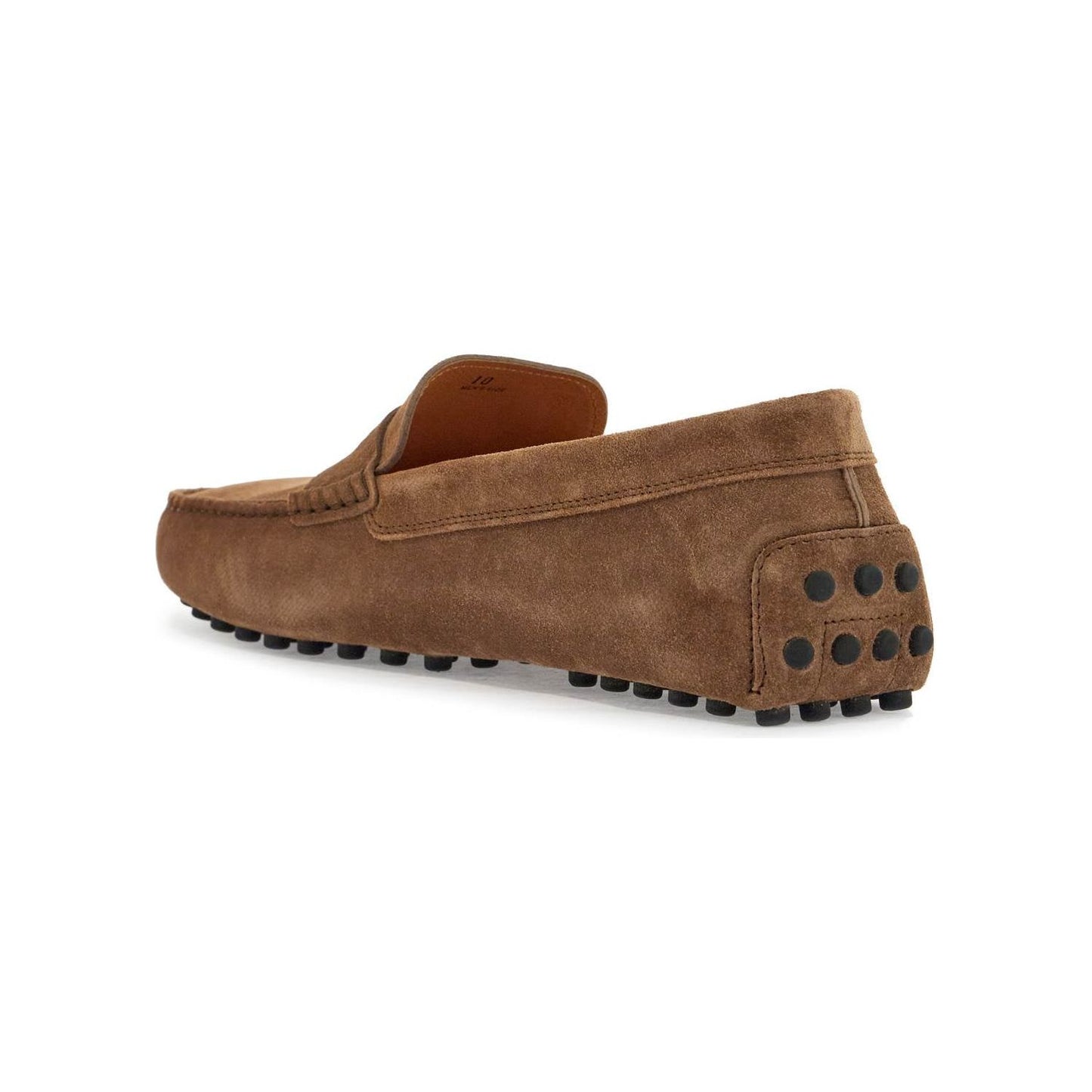 Tod'S light walnut leather driving moccasin Moccasins Tod'S Dark Olive Green