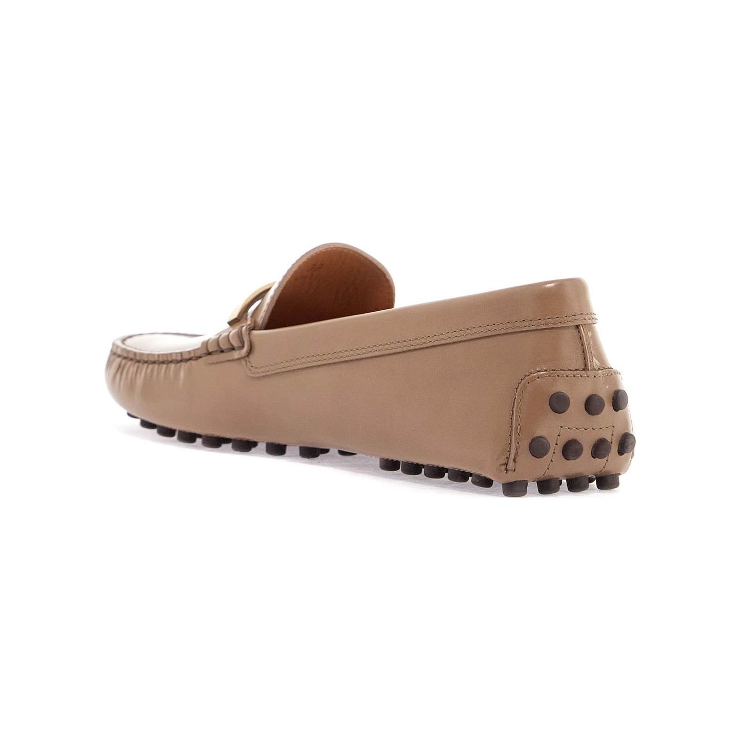 Tod'S cappuccino leather driving moccasin Loafers Tod'S Rosy Brown