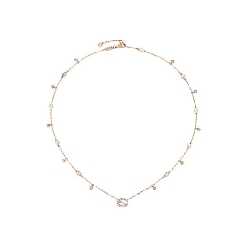 COLLANE GUCCI MOD. YBB729402001 DESIGNER FASHION JEWELLERY GUCCI JEWELS White Smoke
