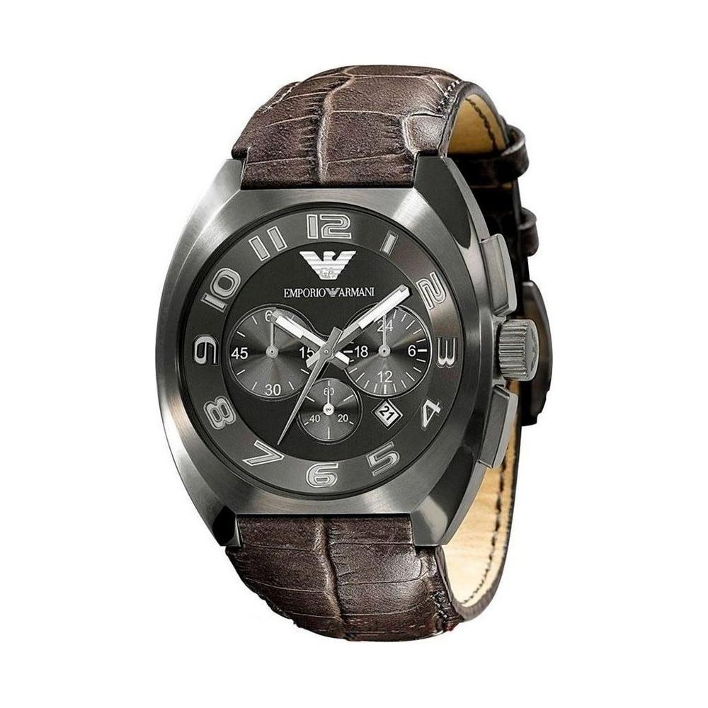 Armani Brown Cowhide Watch