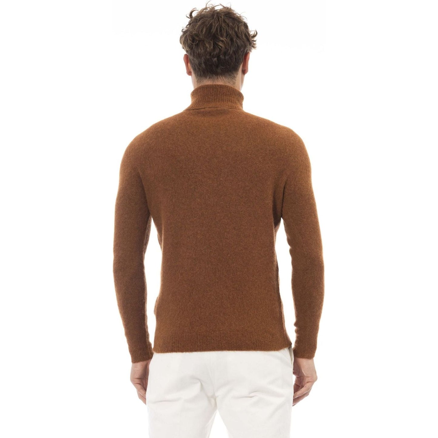 Alpha Studio Sweaters Sweaters Alpha Studio Saddle Brown