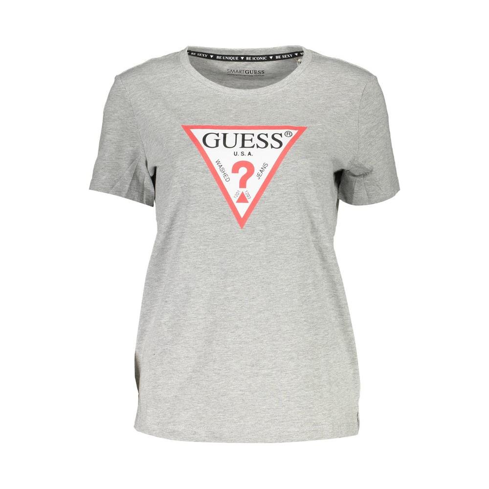 Guess Jeans Brown Cotton Women T-Shirt