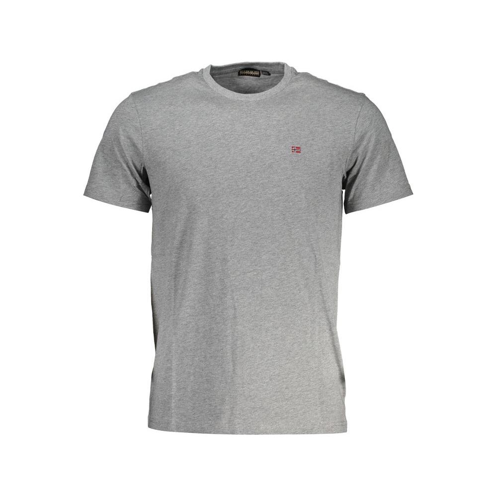 Napapijri Brown Cotton Men T-Shirt