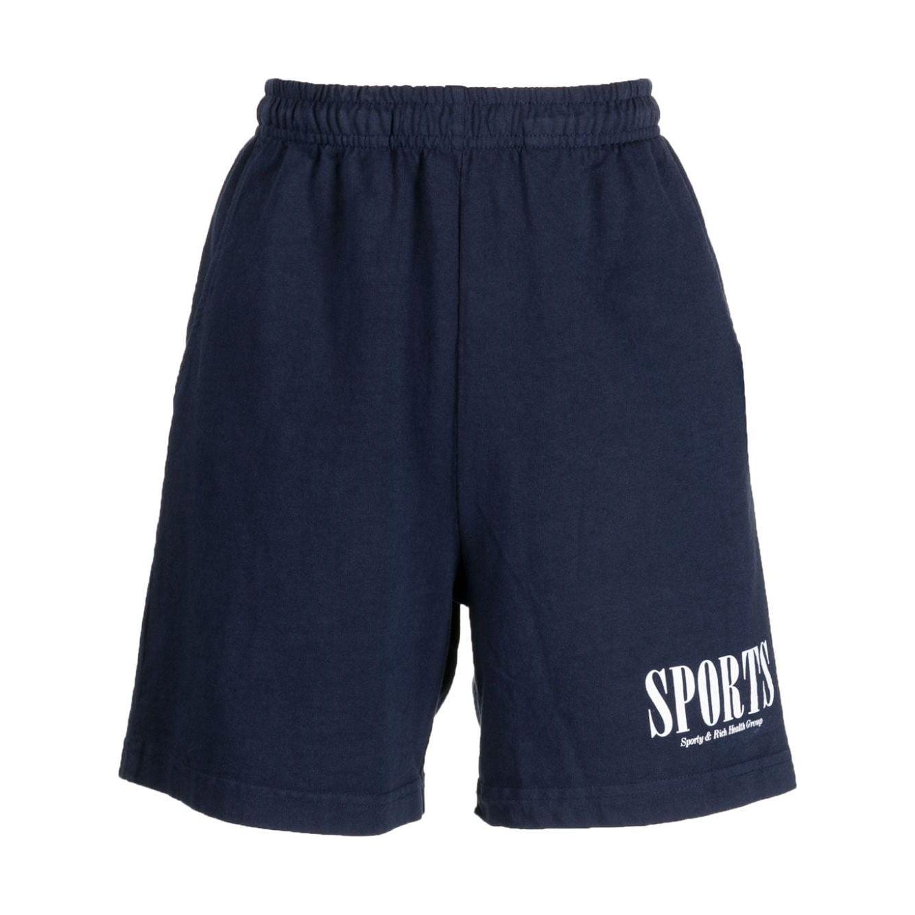 SPORTY & RICH MAIN Shorts Blue