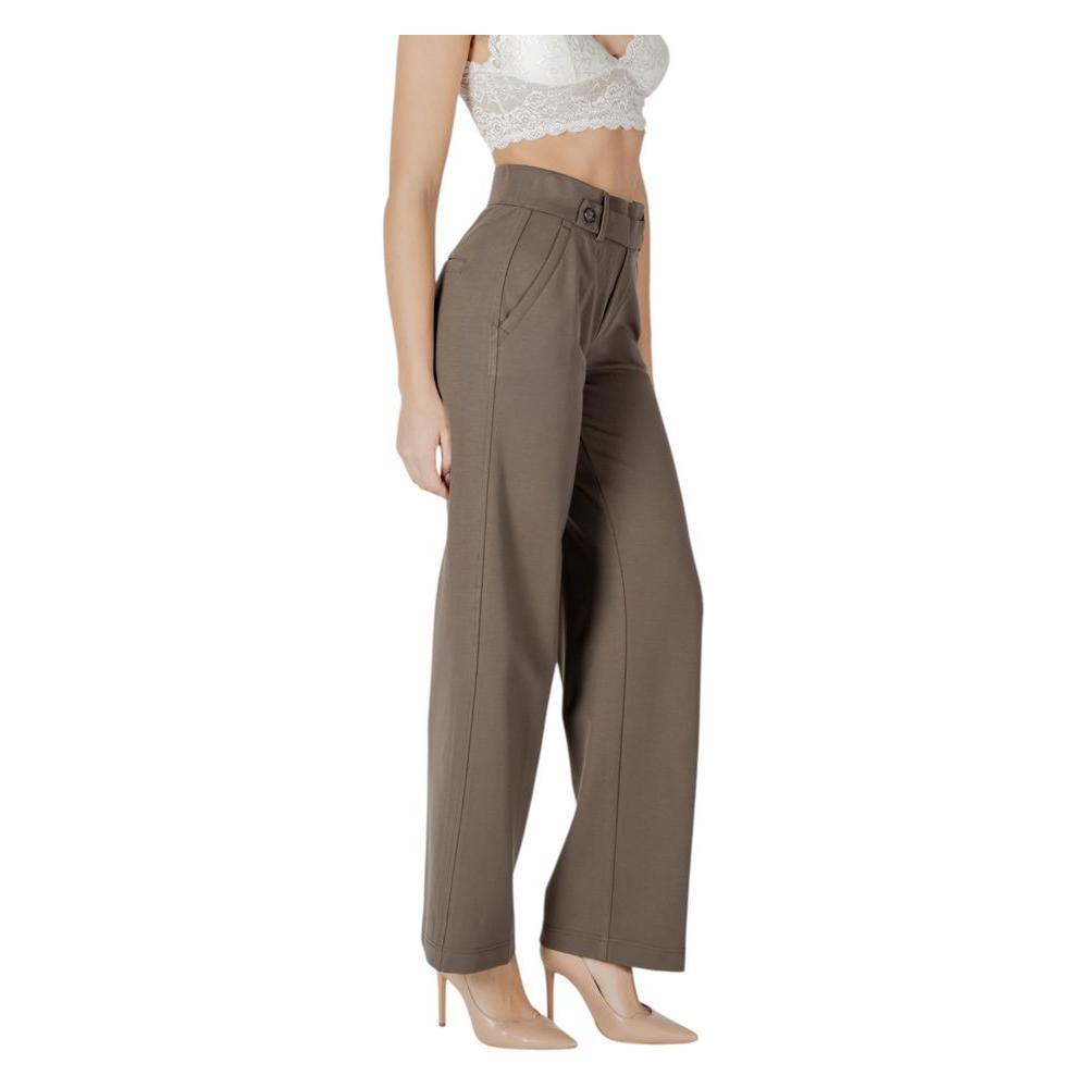 Street One Gray Viscose Jeans & Pant