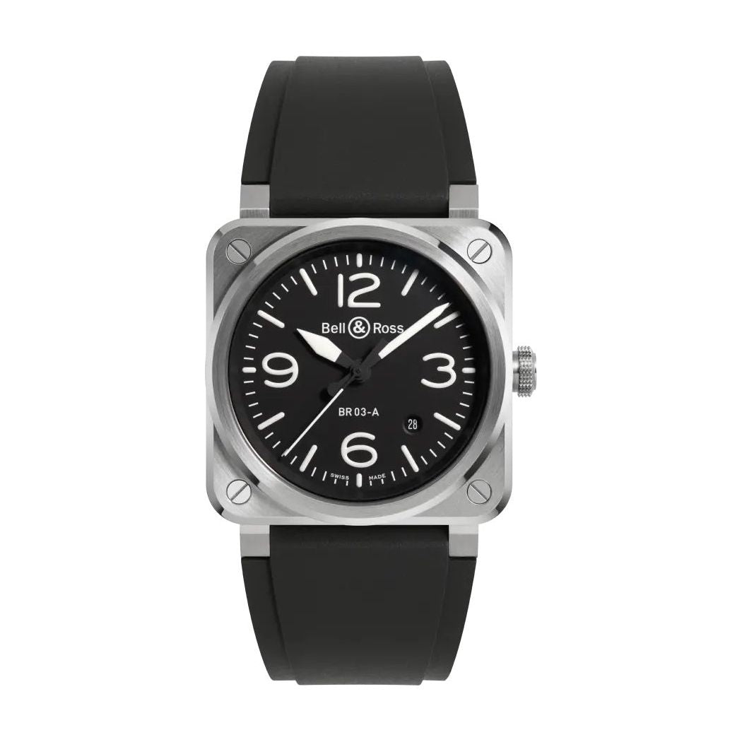 BELL & ROSS MOD. BR03A-BL-ST_SRB WATCHES BELL & ROSS Gray