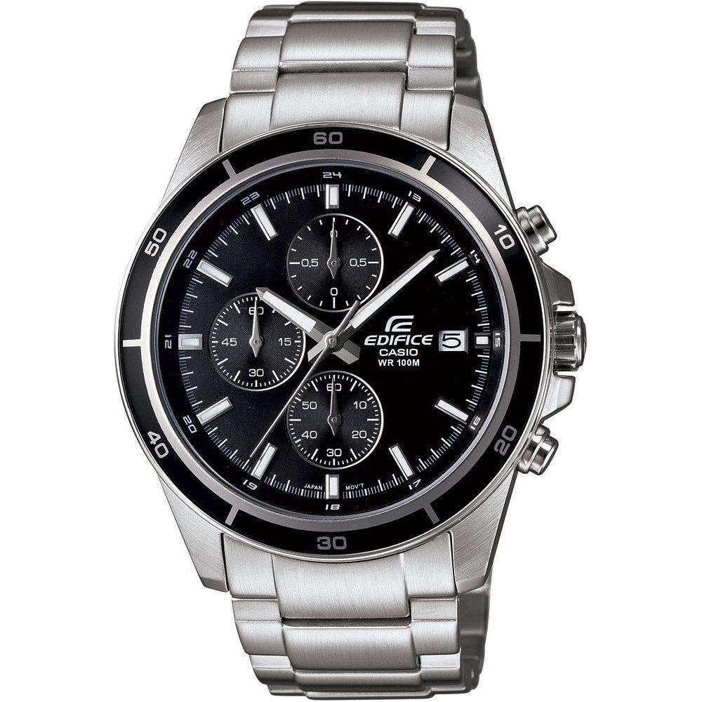 CASIO EDIFICE Mod. CLASSIC CHRONOGRAPH - ALL BLACK WATCHES CASIO EDIFICE Light Gray