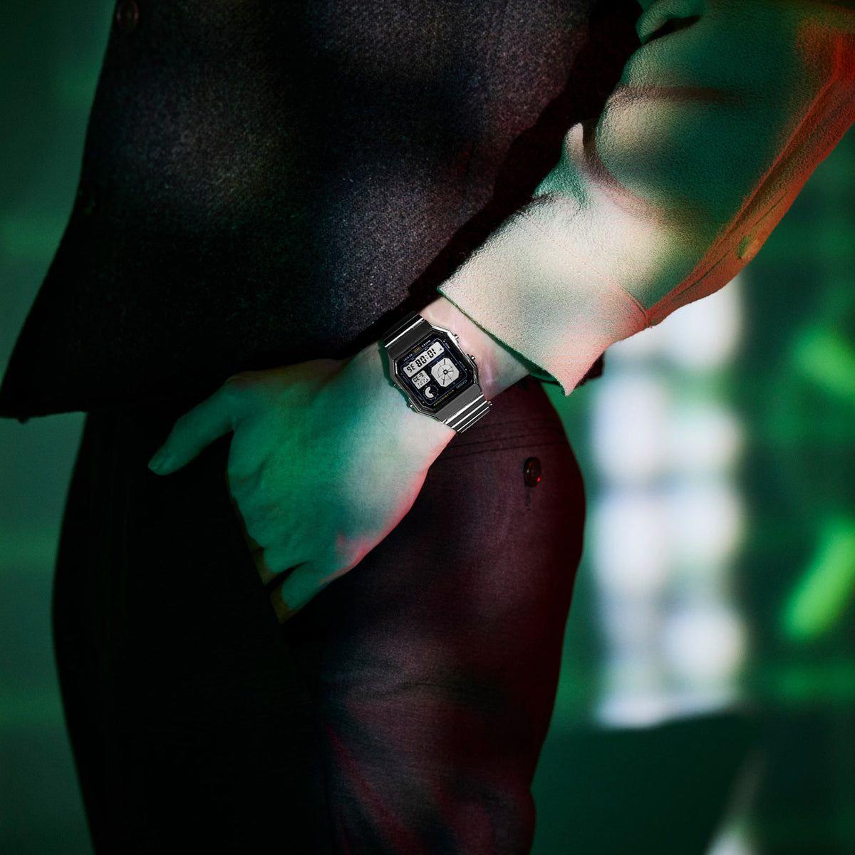 CASIO VINTAGE Mod. RETRO FUTURE EDGY COLLECTION - BLACK WATCHES CASIO COLLECTION & VINTAGE Black