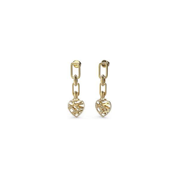 GUESS JEWELS JEWELRY Mod. JUBE03096JWYGT-U DESIGNER FASHION JEWELLERY GUESS JEWELS Tan