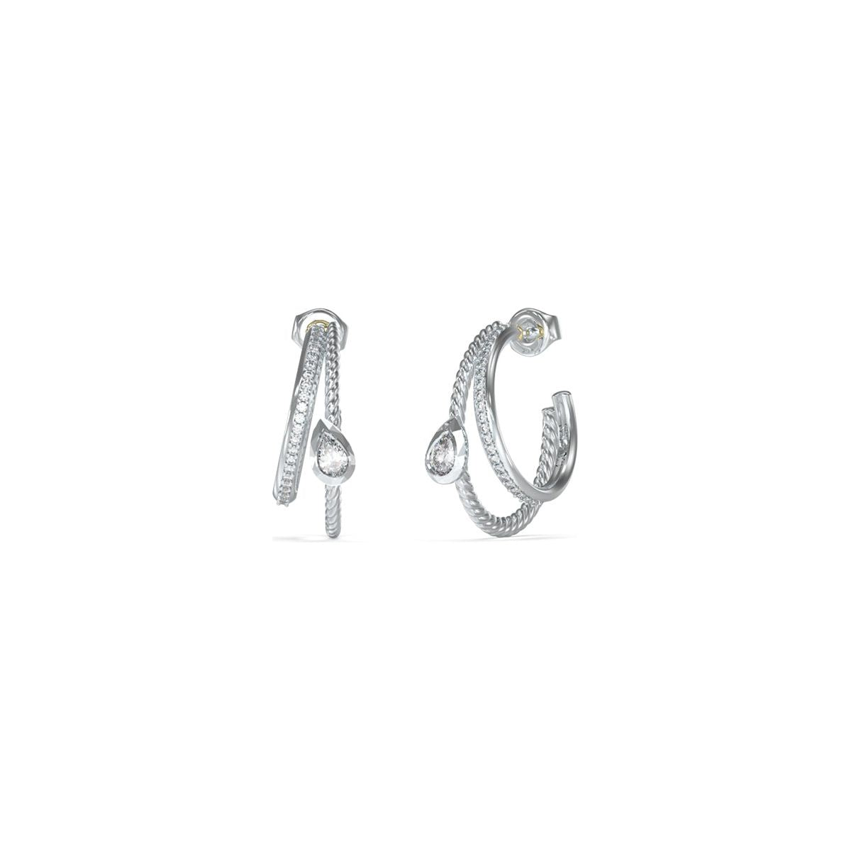 GUESS JEWELS JEWELRY Mod. JUBE05244JWRHT-U DESIGNER FASHION JEWELLERY GUESS JEWELS Gray