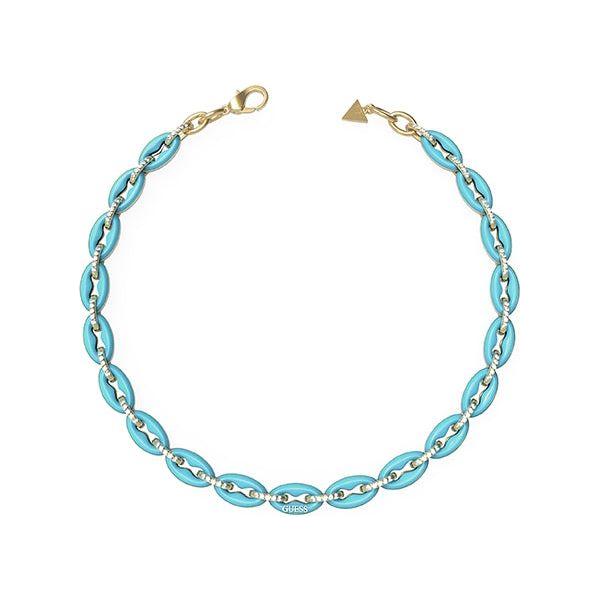 GUESS JEWELS JEWELRY Mod. JUBN01410JWYGAQT-U DESIGNER FASHION JEWELLERY GUESS JEWELS Medium Aquamarine
