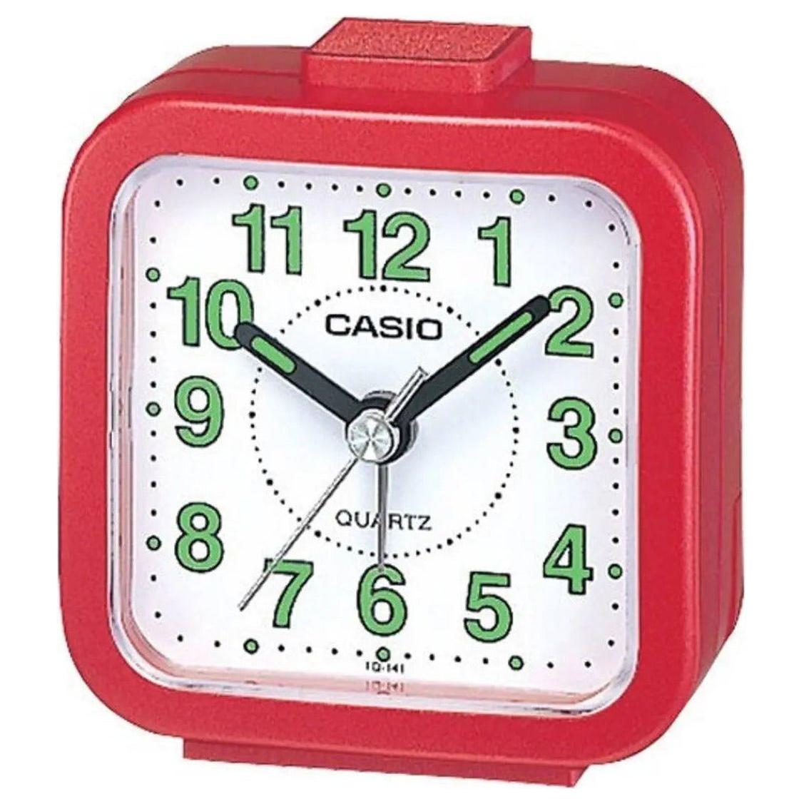 CASIO ALARM CLOCK Mod. TQ-141-4E WATCHES CASIO CLOCKS Maroon