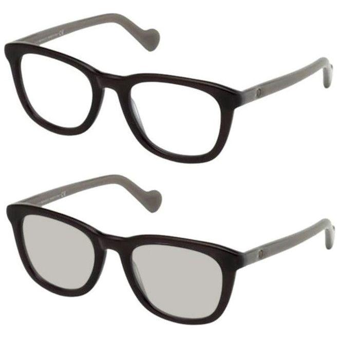 MONCLER SUNGLASSES Mod. PHOTOCHROMIC TRANSPARENT GRAY WITH MEDIUM GRAY MAN SUNGLASSES MONCLER SUNGLASSES Gray