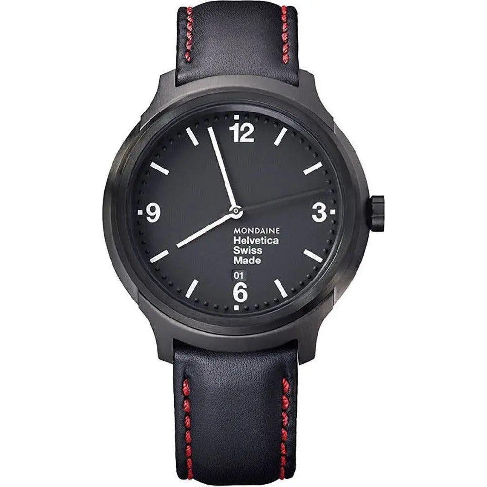 MONDAINE Mod. HELVETICA No. 1 BOLD NY Edt. WATCHES MONDAINE Dark Slate Gray