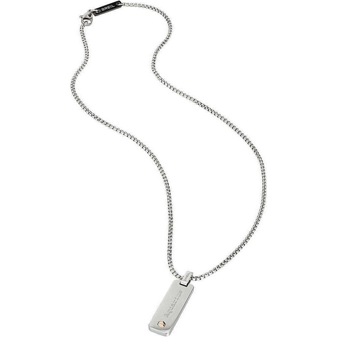 BREIL JEWELS Mod. ZODIAC Necklace BREIL GIOIELLI Light Gray
