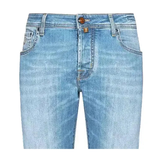 Light Blue Cotton Jeans & Pant Jacob Cohen Dark Gray
