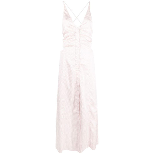 GANNI Dresses Lilac Dresses Ganni White Smoke