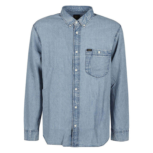 Lee Shirts Clear Blue