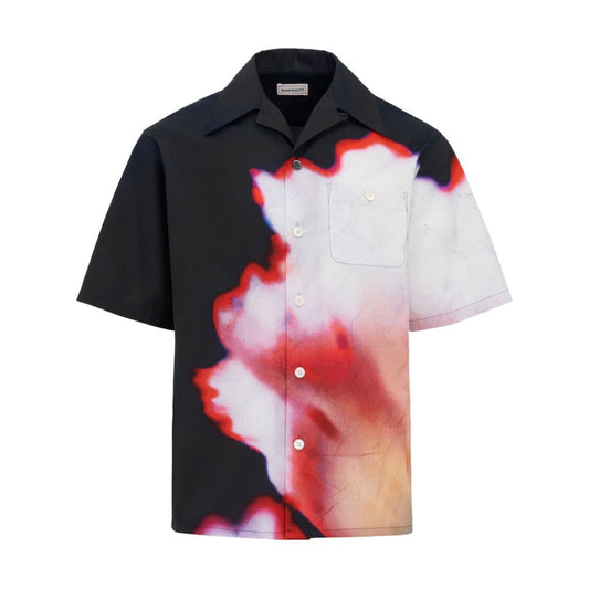 Alexander McQueen Solarised Flower Shirt Shirts Alexander Mcqueen Thistle