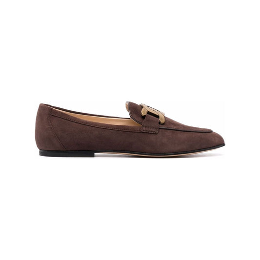 Tod's Flat shoes Brown Moccasins Tod'S Dark Slate Gray