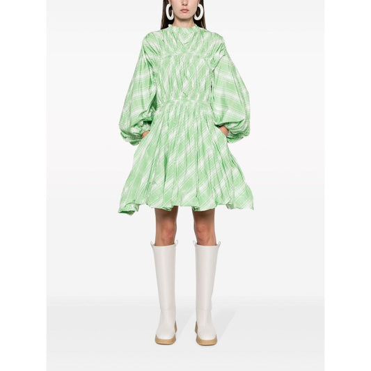 JIL SANDER FASHION Dresses Green Dresses Jil Sander Fashion White Smoke