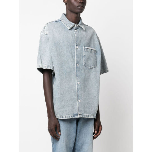 PURPLE BRAND PRE Shirts Denim Shirts Purple Brand Pre Light Gray