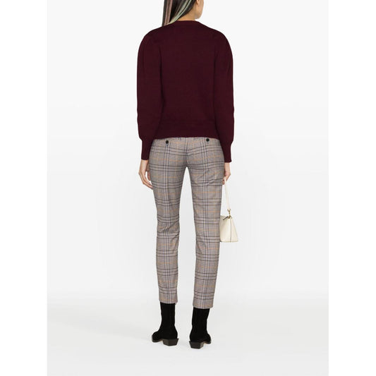 Dondup Trousers Grey Trousers Dondup White Smoke