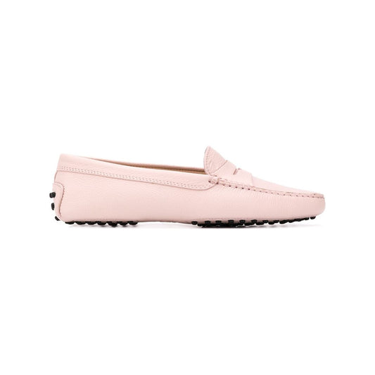 Tod's Flat shoes Pink Moccasins Tod'S Antique White