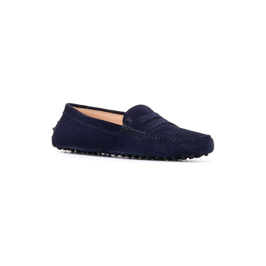 Tod's Flat shoes Blue Moccasins Tod'S Dark Slate Gray