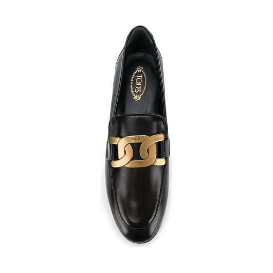 Tod's Flat shoes Black Moccasins Tod'S Dark Slate Gray