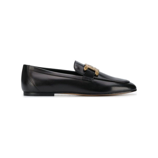 Tod's Flat shoes Black Moccasins Tod'S Dark Slate Gray